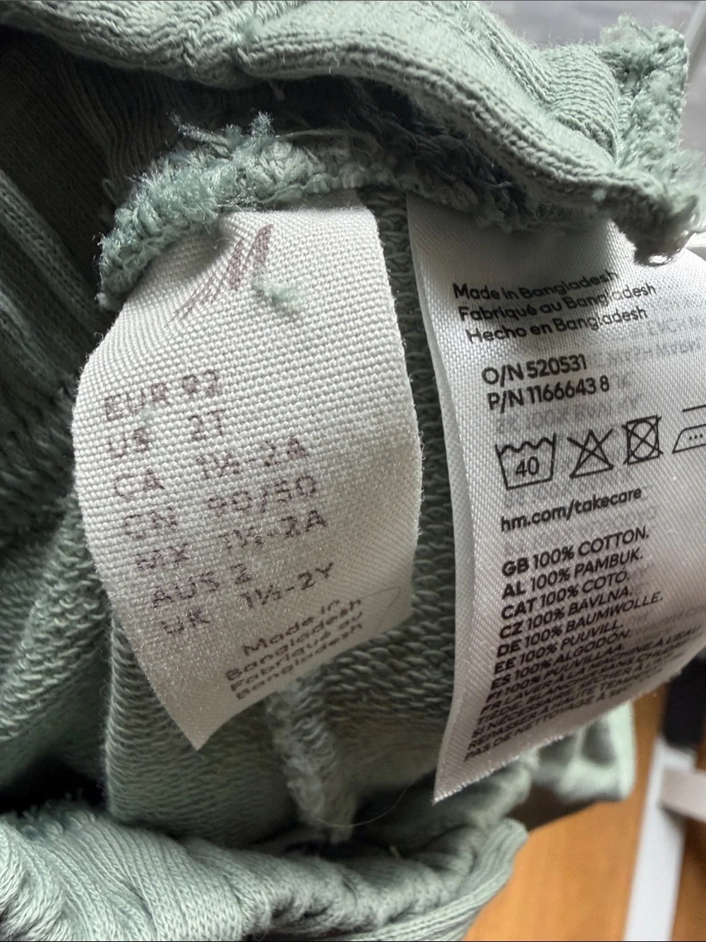 H&M Cotton Overall & Shirt Set